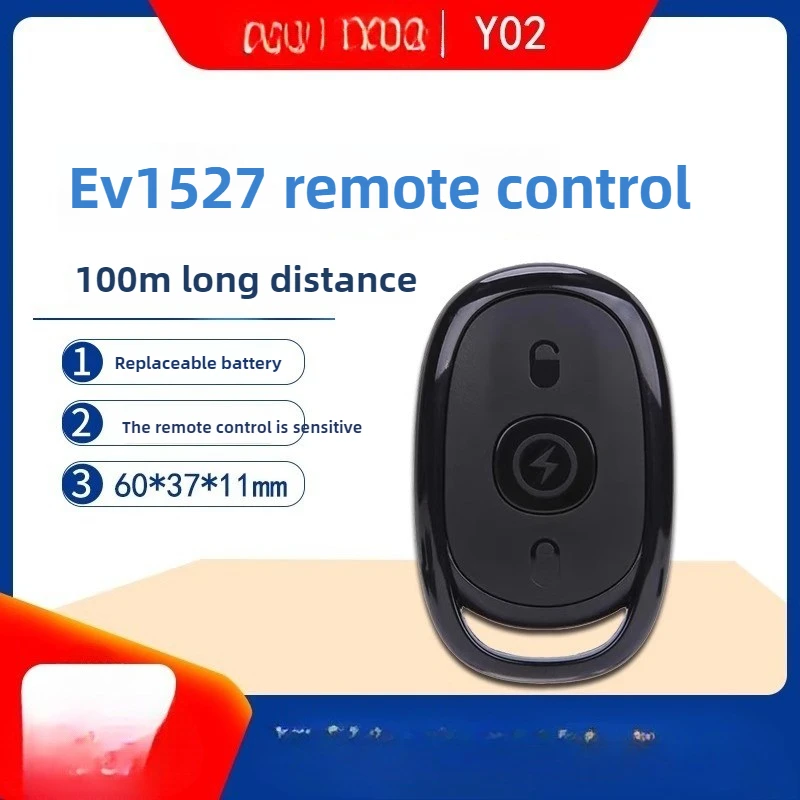 2PCS/LOT Y02 Rolling Shutter Door Garage Wireless Transmitter Remote Control EV1527 Fixed Code 100m 433MHz