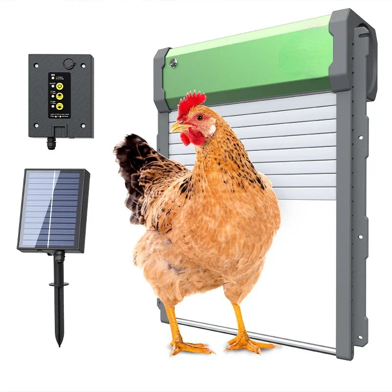 

selling automatic chicken coop door with light sensing chicken hen automatic door chicken door opening kit