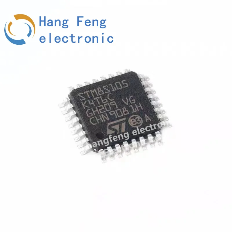 STM8S105K4T6C STM8S105K4T6CTR STM8S105K4 8S105K4T6C 8-bit Microcontroller LQFP32 Brand New Original