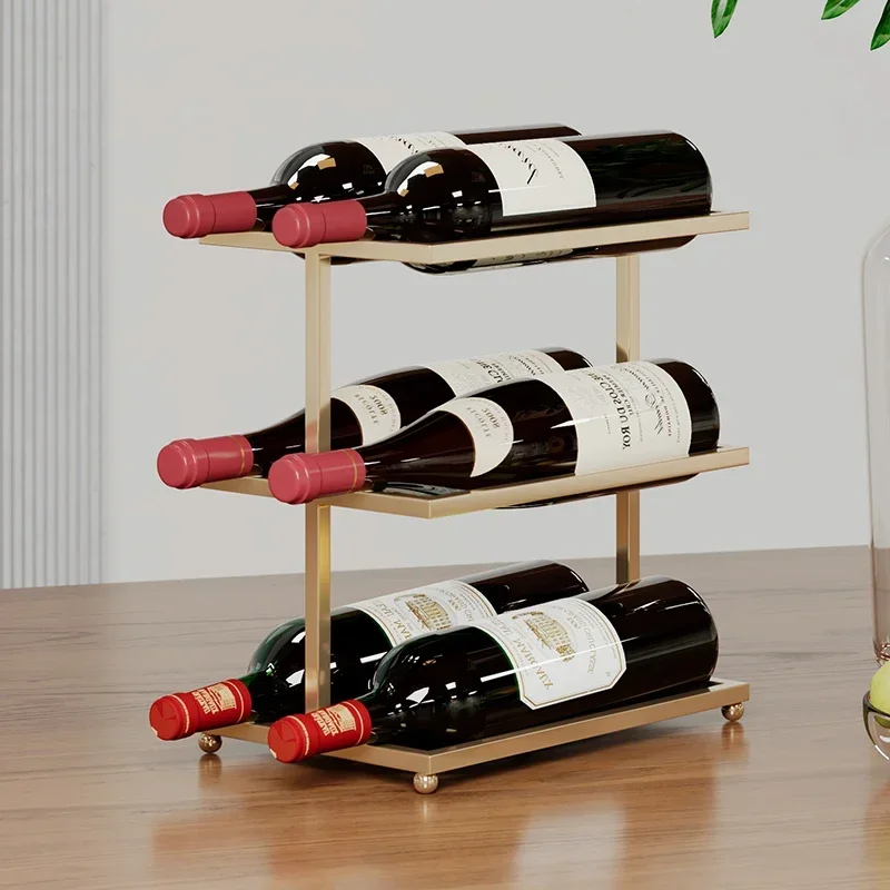 

High-end Red Wine Display Stand, Wine Cabinet, Wine Bottle Rack, Home Living Room Rack, Decoration Creative Rack