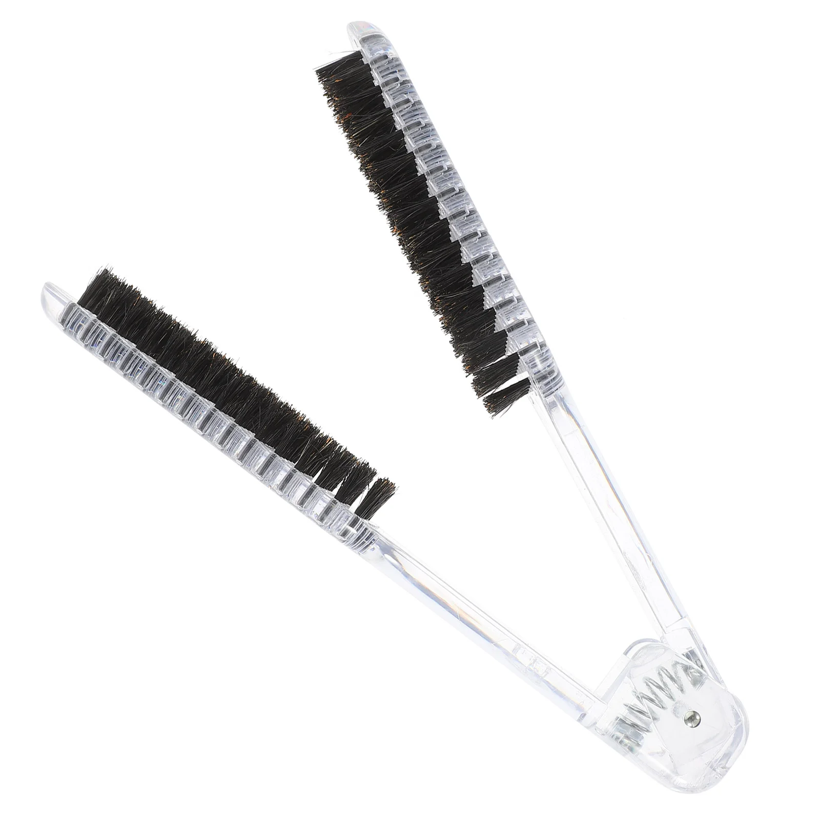 

Hair Straightening Splint Comb Double Sided Straightener Brush Women Straightening Brush