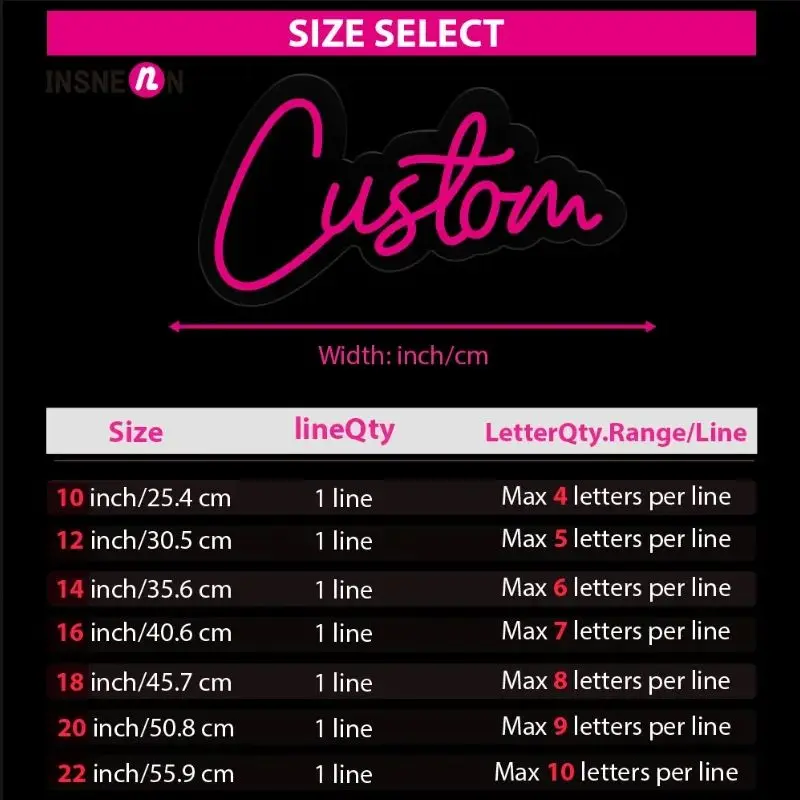 مخصص النيون علامة شخصية LED اسم ضوء لغرفة ديكور الزفاف هدية عيد ميلاد غرفة نوم حفلة الأعمال بار صالون تضيء تسجيل #4