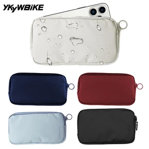 YKYWBIKE Cycling Wallet Waterproof with YKK Zipper Bicycle Bag Rainproof Phone Bag Cycling Jersey Bag Handbag Wallet