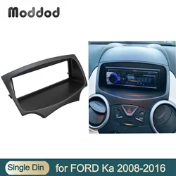 Single One Din Audio Fascia for FORD Ka 2008-2016 Stereo Radio GPS DVD CD Panel Dash Mount Installation Trim Kit Frame