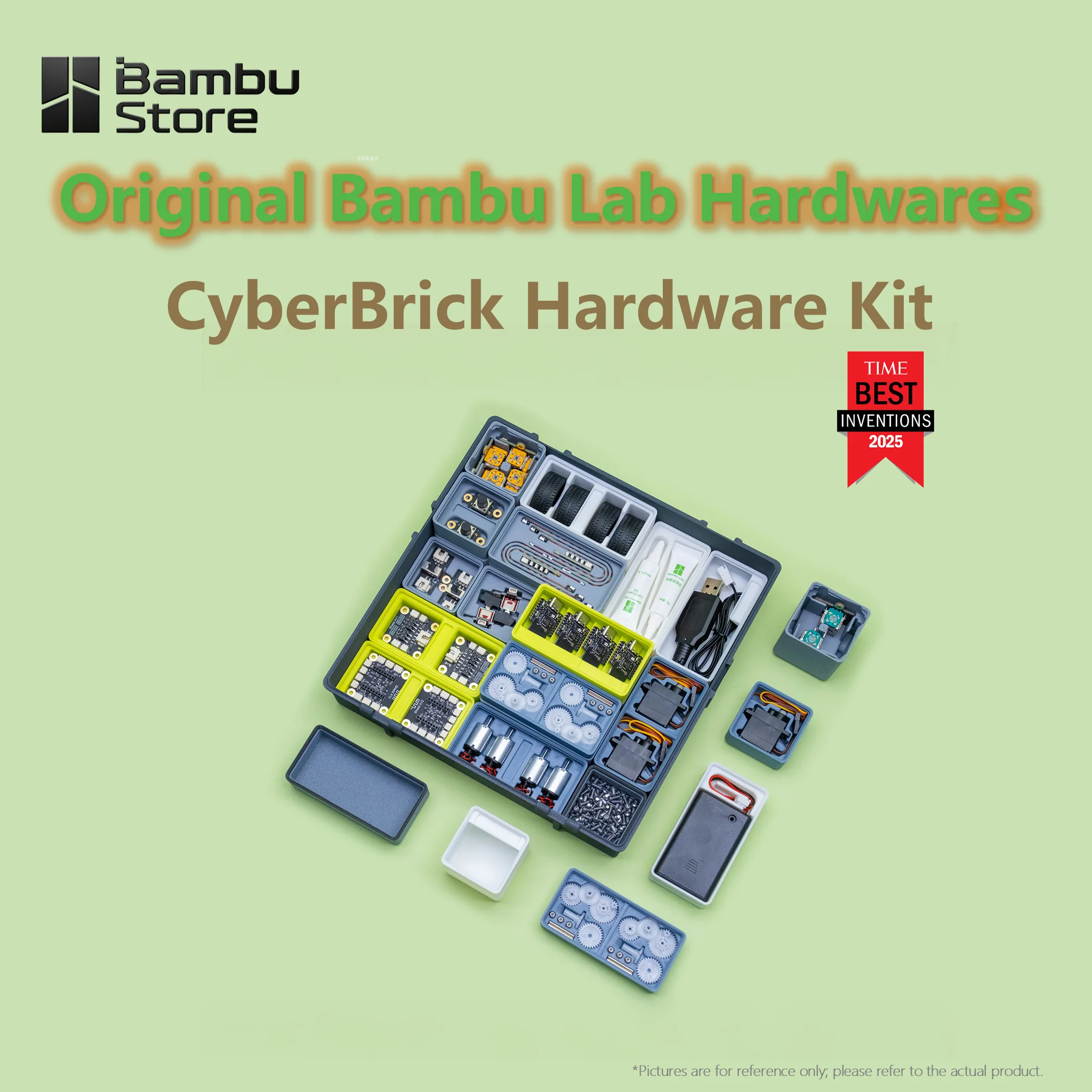 Original Bambu Lab CyberBrick Hardware Kit ZK003 Ultimate/ZK004 Beginner RC Car Programmable Electronics DIY for 3D Printing