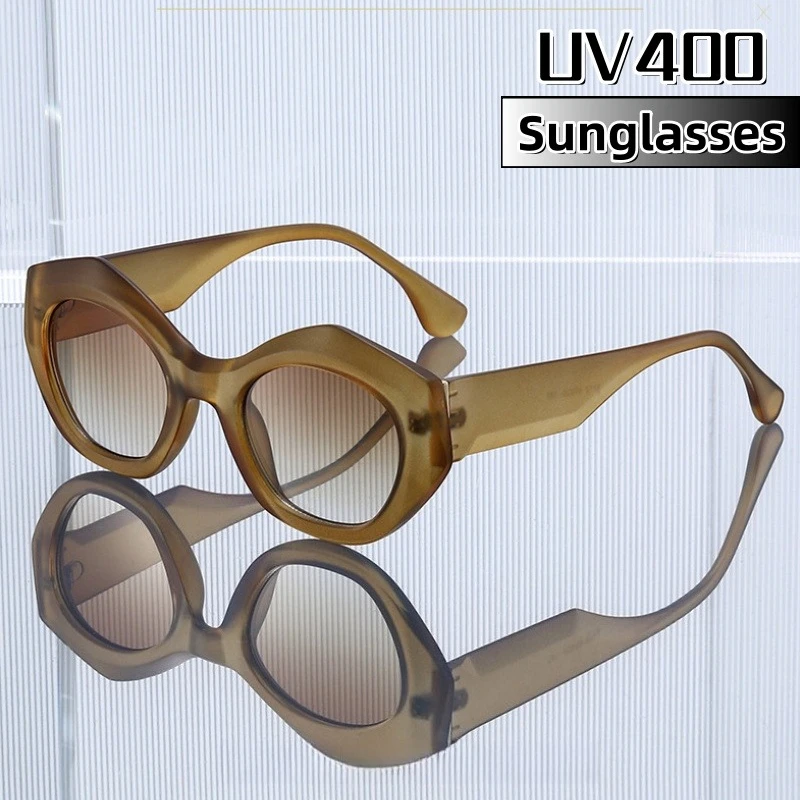 

Personalized and Versatile Diamond-framed Cat-eye Fashionable Sunglasses Women Street Photography Ultraviolet-proof Glasses