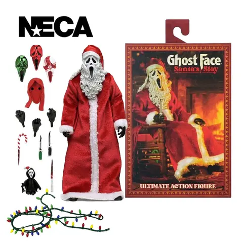 NECA Toys Ultimate Santa’s Slay Ghost Face 7-inch scale Action Figure Model Doll Garage Kit