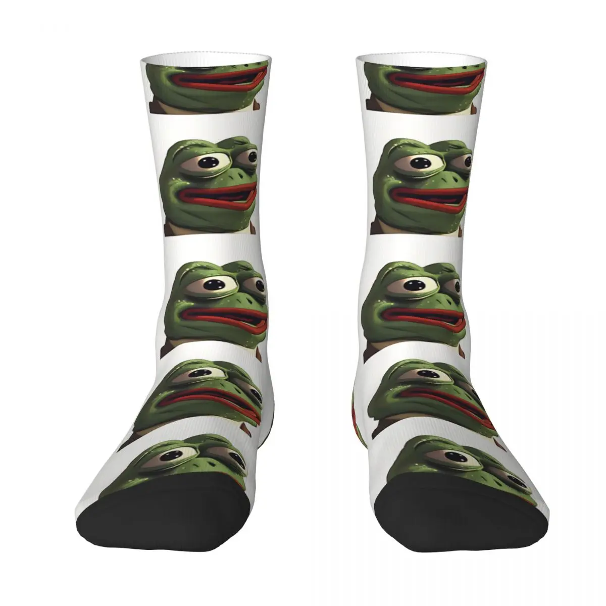 Puppet Sad Frog Unisex Winter Socks Running Happy Socks Street Style Crazy Sock