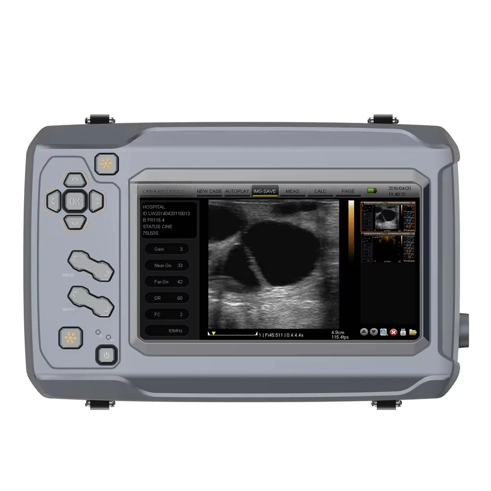 S6 Portable Veterinary Ultrasound Scanner, Handheld B-Mode Equipment CE Certified, Cattle, Sheep, Pig, Dog and Cat