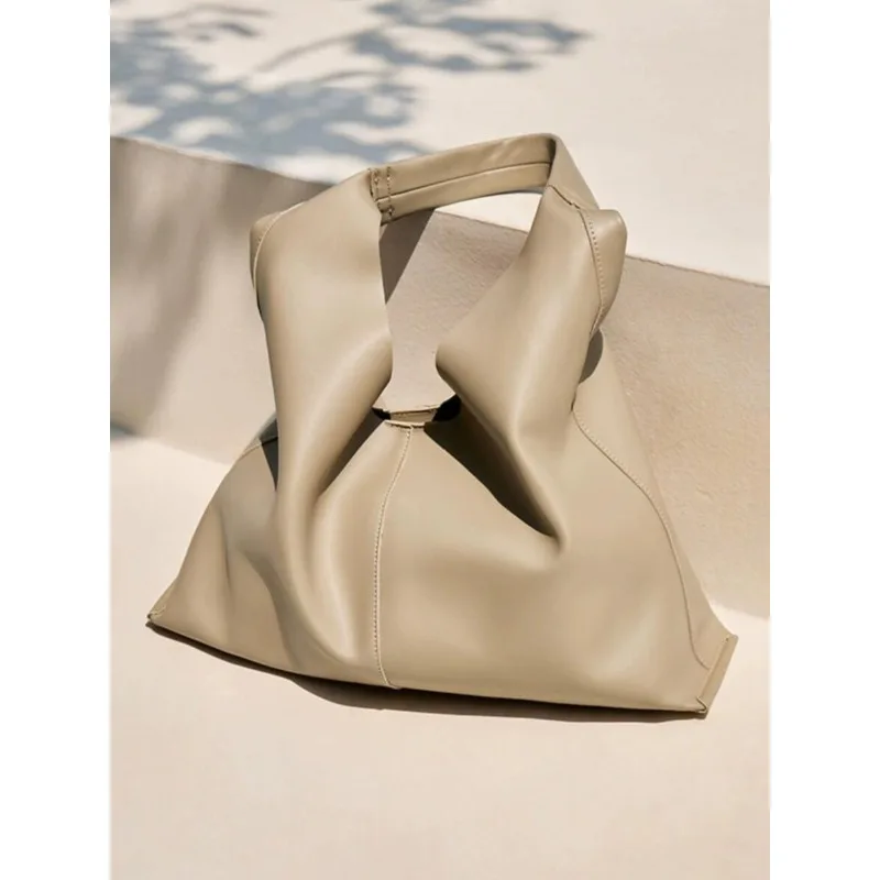 

Осенне-зимняя сумка-тоут большой емкости, универсальная женская сумка через плечо премиум-класса, сумка-мессенджер из мягкой кожи, модная индивидуальность