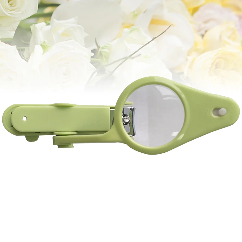 

Портативный детский триммер для ногтей со светодиодной подсветкой, увеличительное стекло, безопасная машинка для стрижки для младенцев, детей, нержавеющие лезвия с защитой от опрокидывания