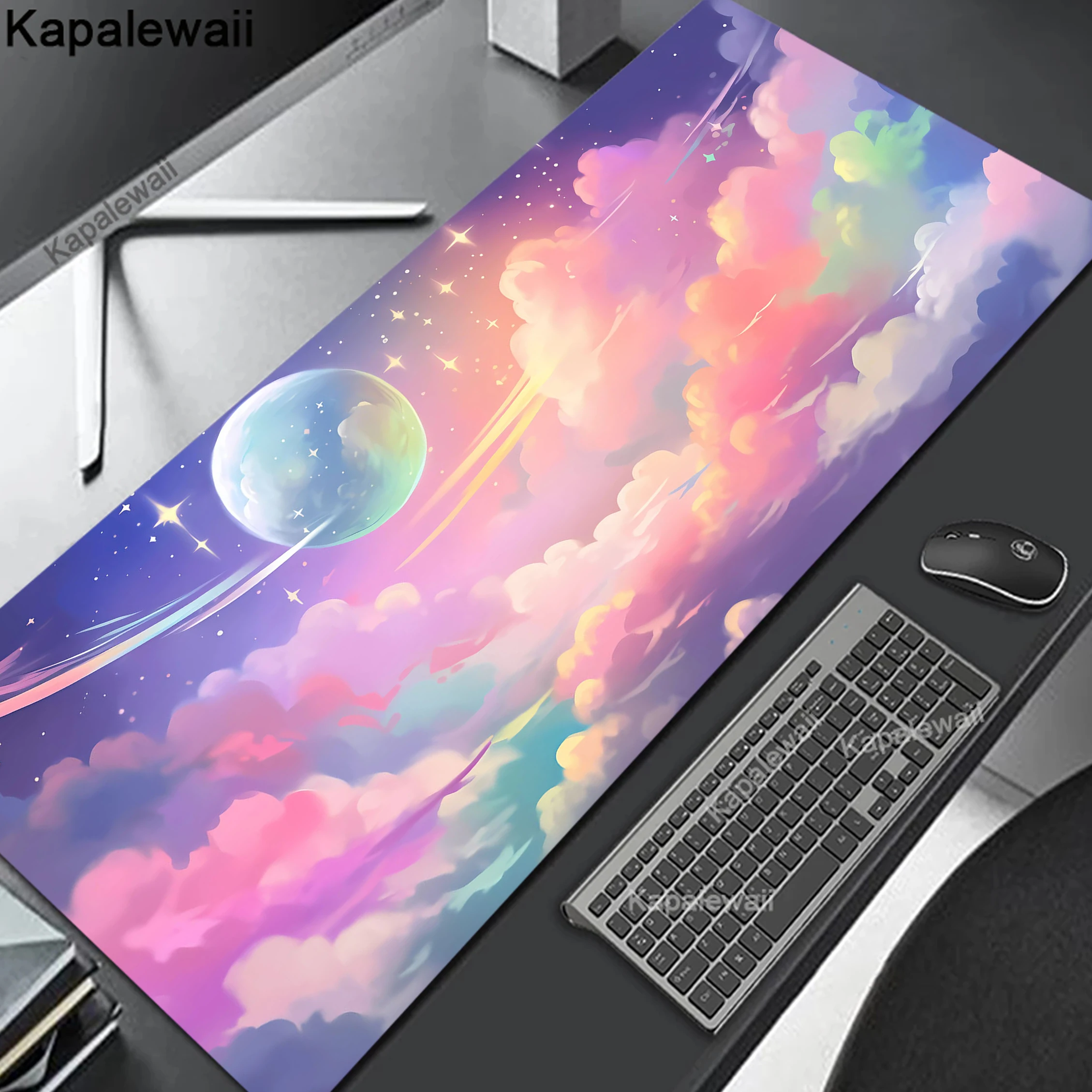 

Cloud Art Mouse Pad Large Gamer Mousepad Keyboard Anti-slip Mat Office Mouse Mats Rubber Desk Pad Design Art Desktop Rugs