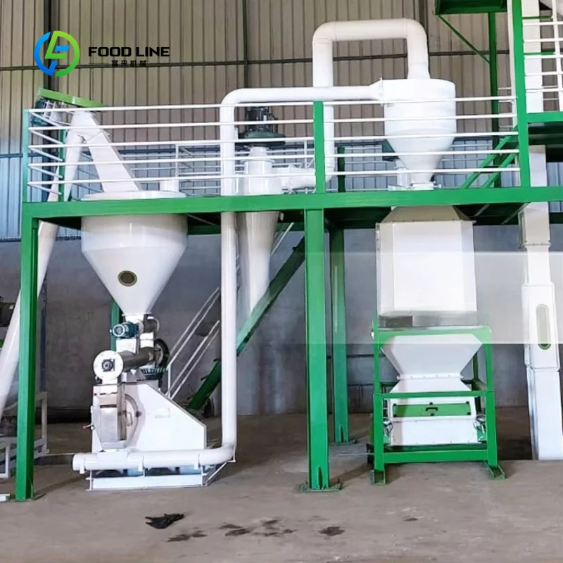 Customized Poultry Feed Pellet Manufacturing Plant Project- 1-2 Tph Automated Poultry Feed Manufacturing Plant for Sale