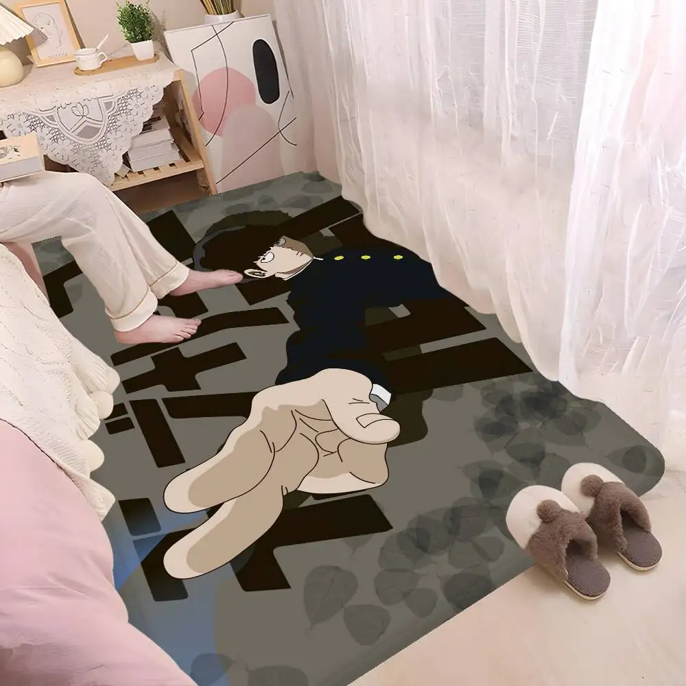 Mob Psycho Floor Mat Rectangle Anti-slip Home Soft Badmat Front Door Indoor Outdoor Mat Welcome Doormat