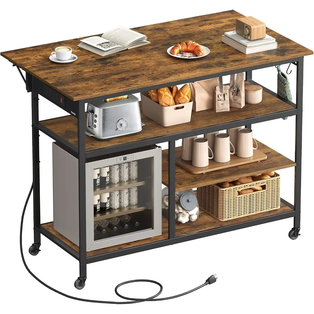 Kitchen Island with Drop Lea, 47.2