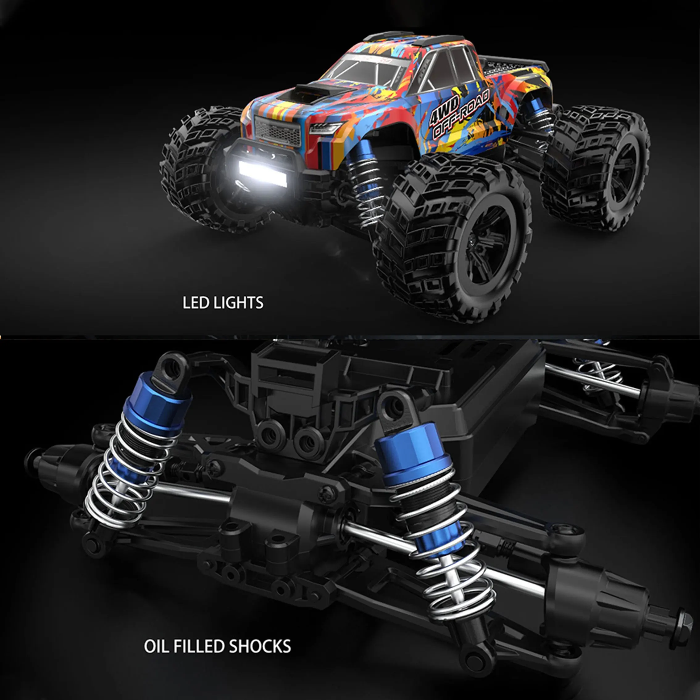 Hyper Go MJX 20208 1/20 4WD RC Car Brushless Professional RC Racing Car 2.4G 50KM/H High Speed Remote Control Cars OffRoad Truck