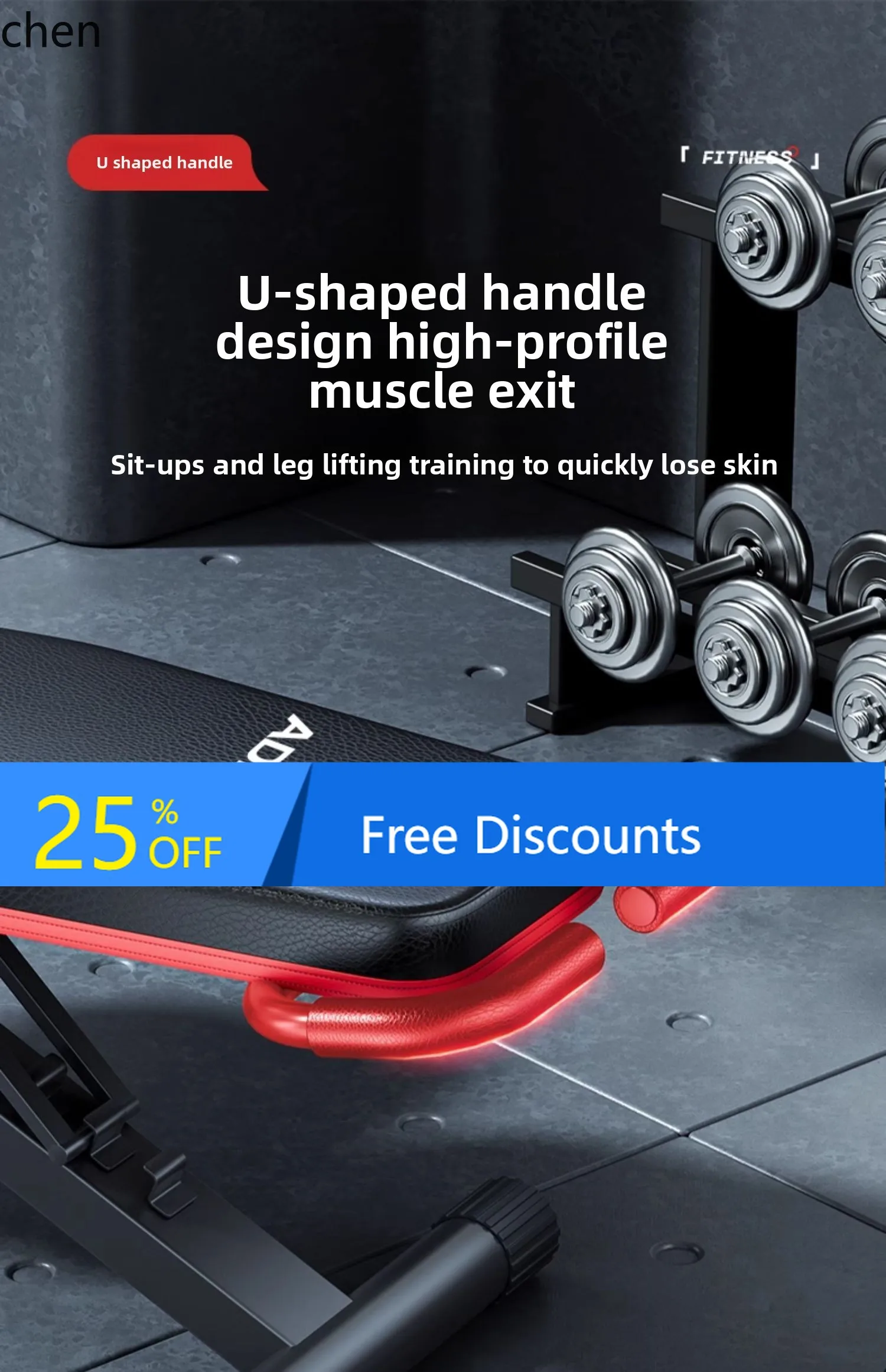 Dumbbell Stool Bench Press Crunch Assist Fitness Chair Multifunctional Sports Equipment Professional Chair
