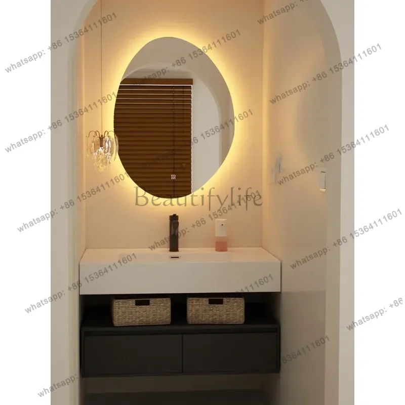

Black bathroom cabinet, toilet washstand, Japanese integrated washbasin