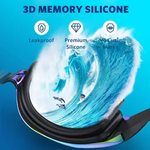 Professional Waterproof Swimming Glasses, Swimming Glasses, Anti-Neveiro Glasses, 100% UV Protection, without leakage, adult men and women, young 10 Main Sales Swimming Glasses - №1