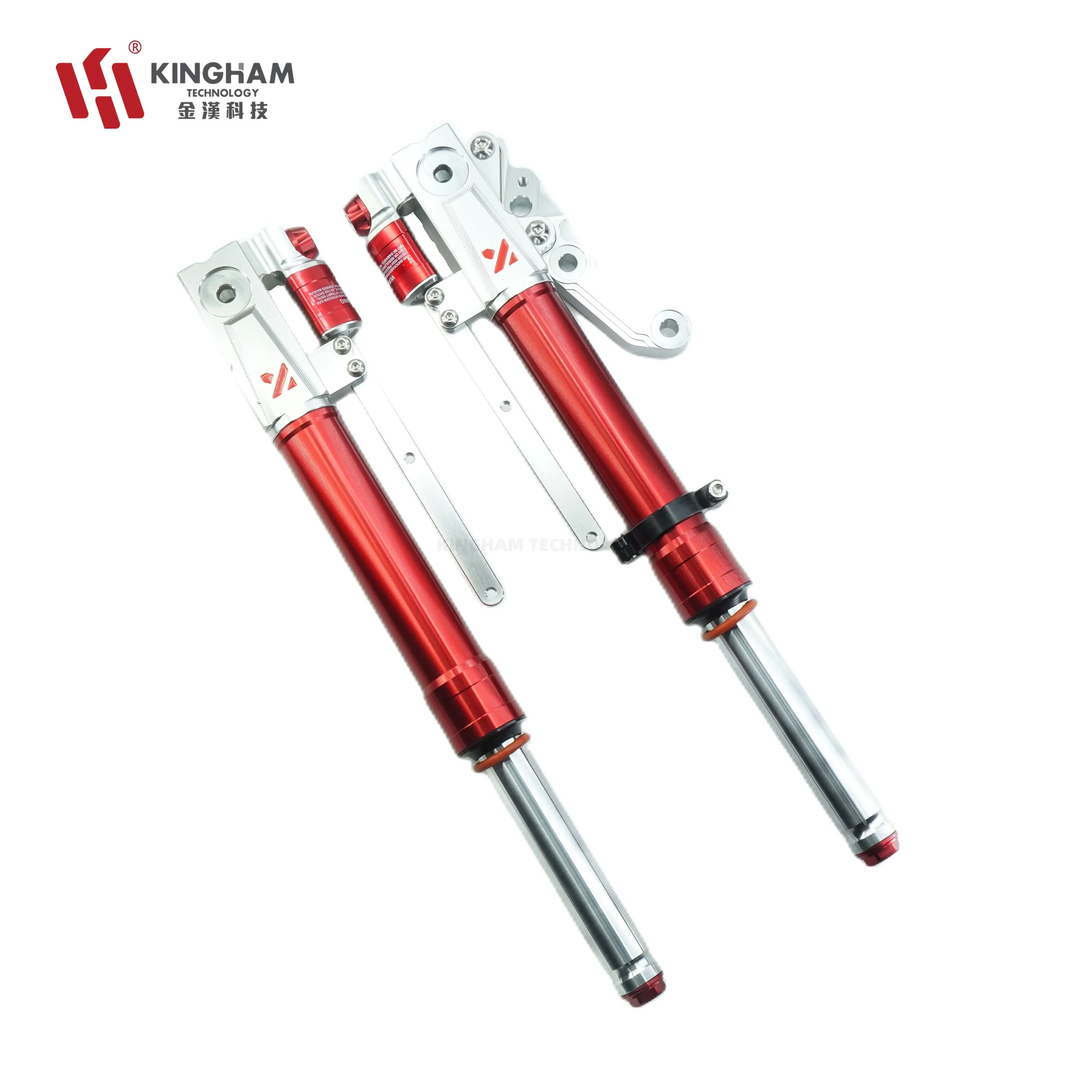 KINGHAM Front Shock Absorber For YAMAHA Aerox NVX CNC Aluminum Shock Absorber For Motorcycle Customization Front Shock Absorber