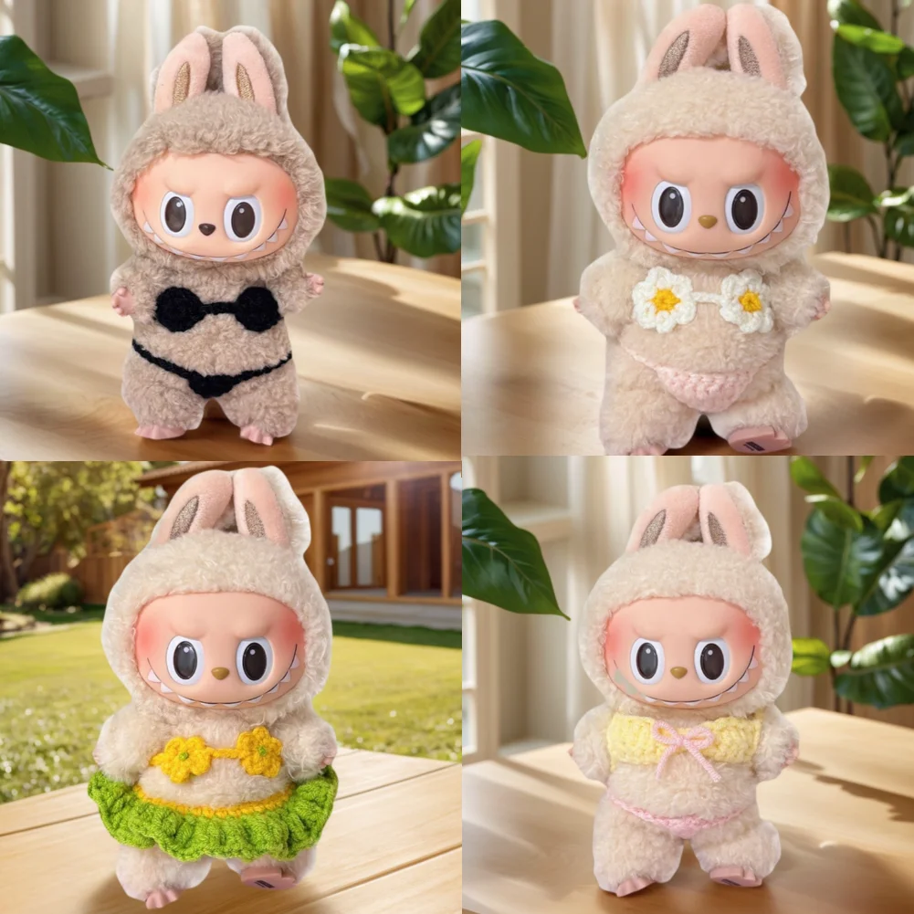 

For Labubu Big Into Energy Series Swimsuit For Labubu Sexy Bikini Set Decorativ Doll Clothes For Labubu Clothes Doll Accessories