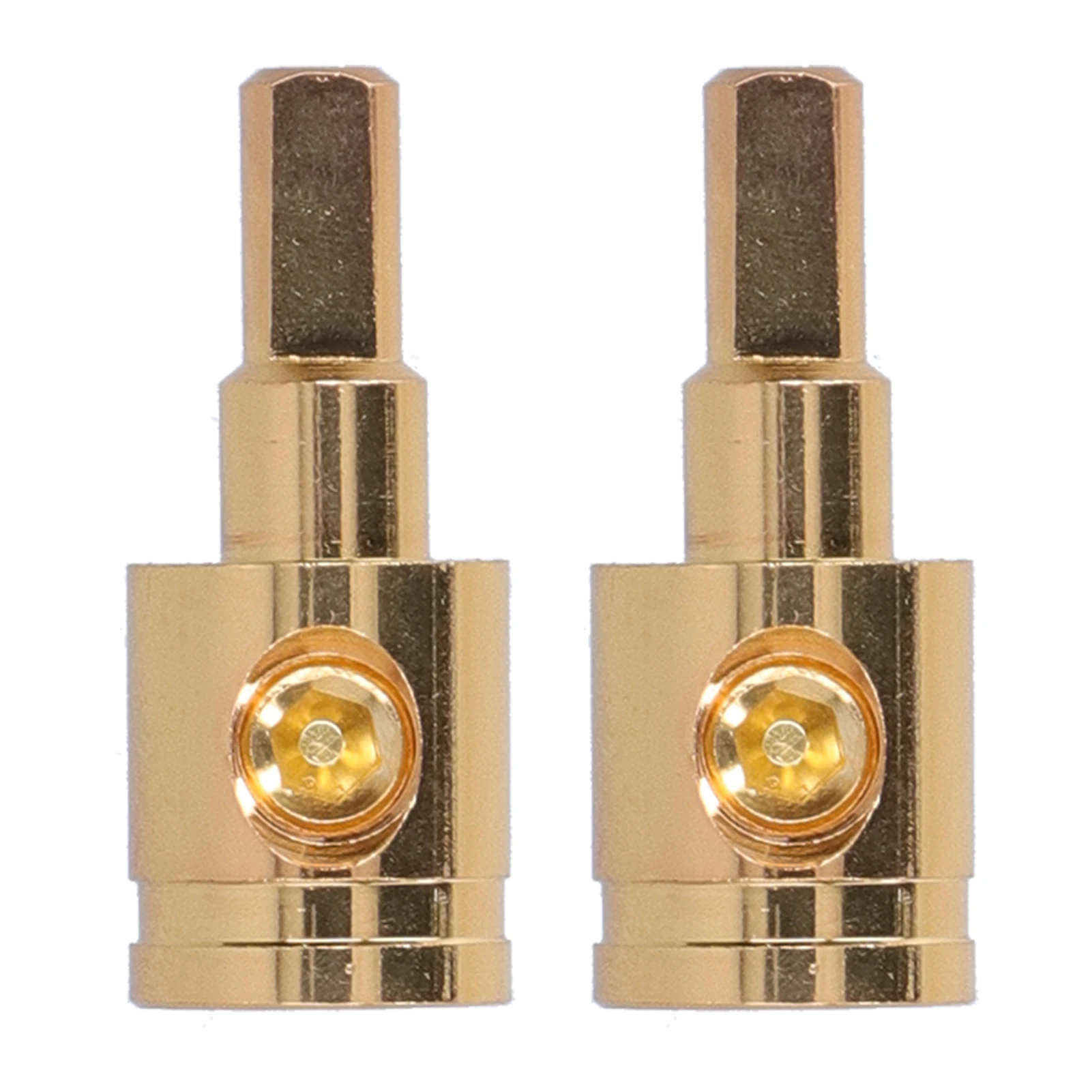 2pcs 0GA Wire Reducer Terminal Connector  1/0 AWG to 4 AWG Amplifier Input Reducer Power Ground Pin Terminal Connector