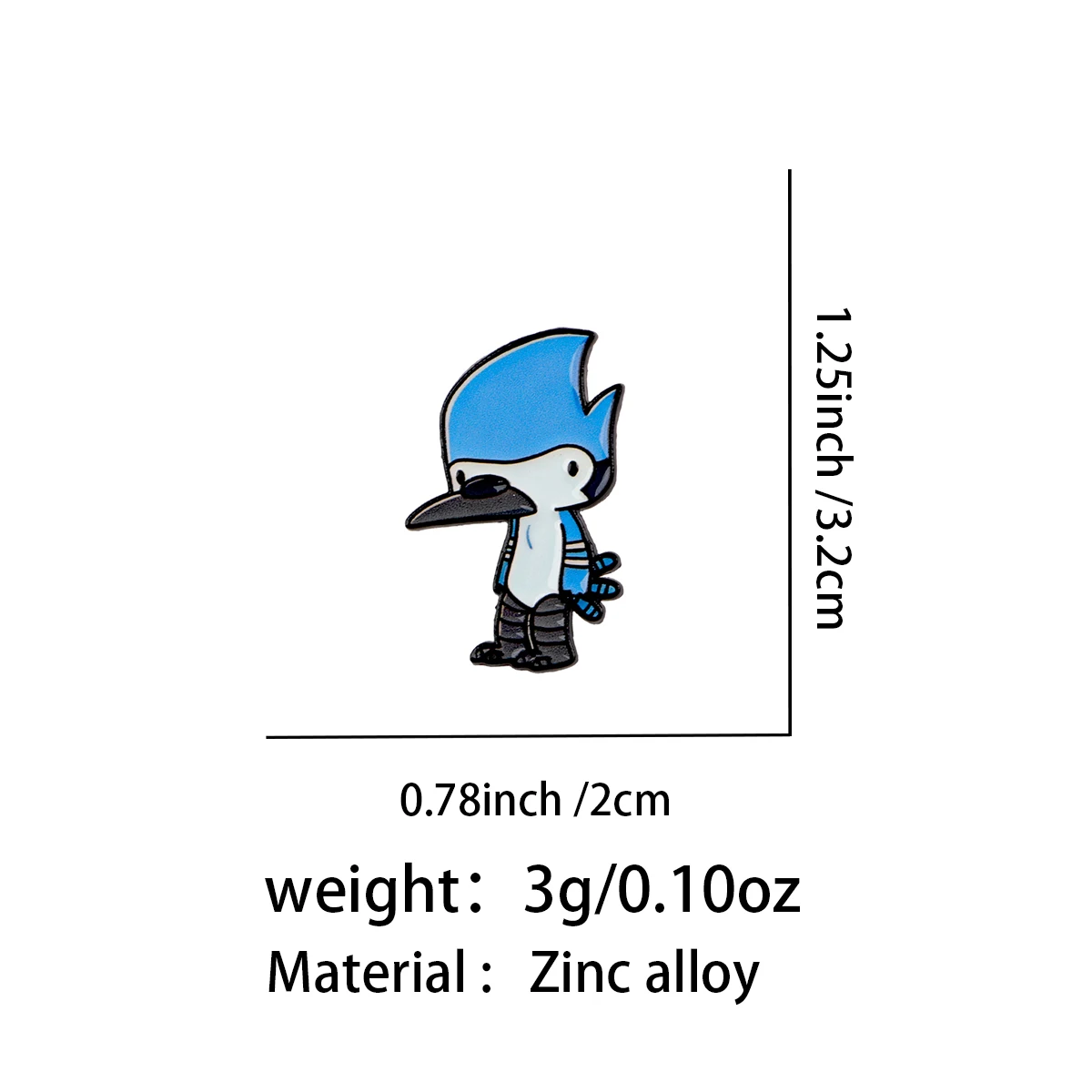 Funny Cartoon Birds Soft Ename - Tuxedo Lapel Pin 评论和价格