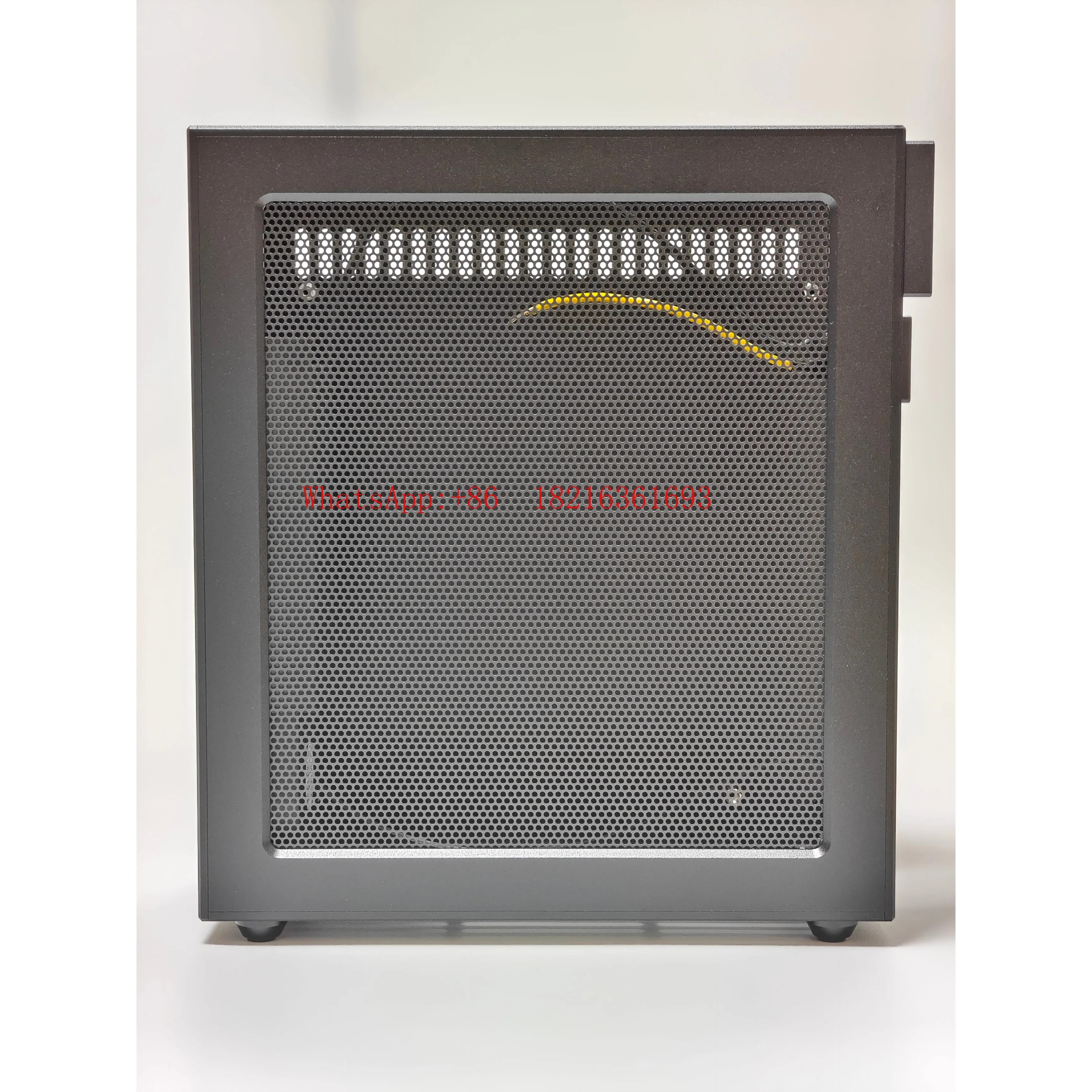 V45 V40 V2 All-aluminum Alloy CNC Chassis, Mini ITX Half-height 5060 Knife Card Host Single Case