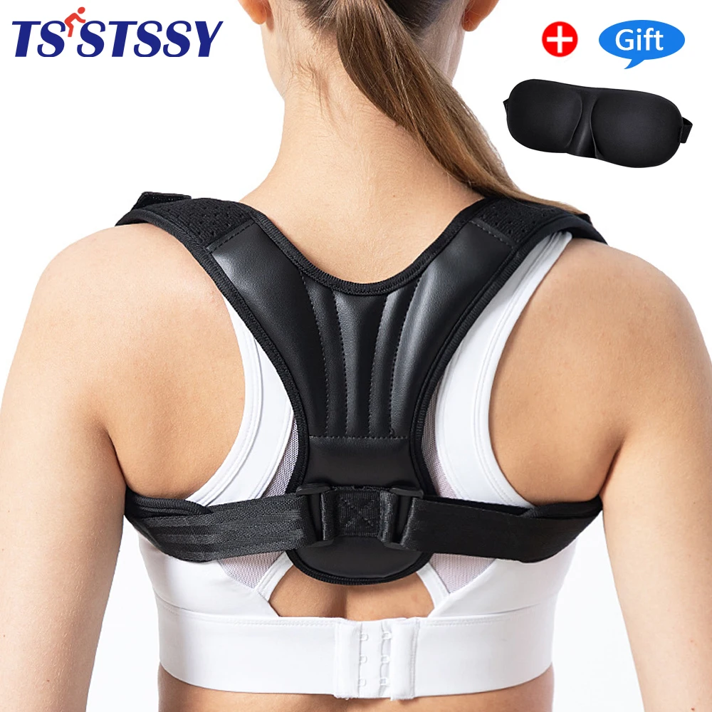 Adjustable Back Posture Corrector Belt Clavicle Spine Men Women Home Office Outdoor Upper Back Waist Shoulder Posture Correction