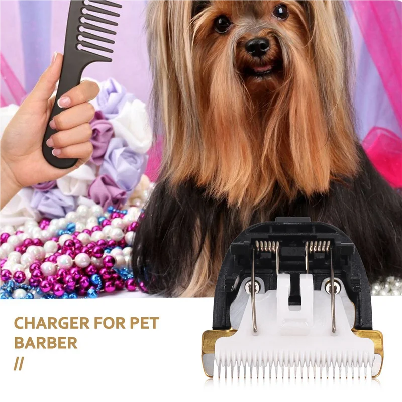 Lama di rasoio ABRW-Grooming con testina di taglio 40 mm 24 denti per tagliacapelli per animali