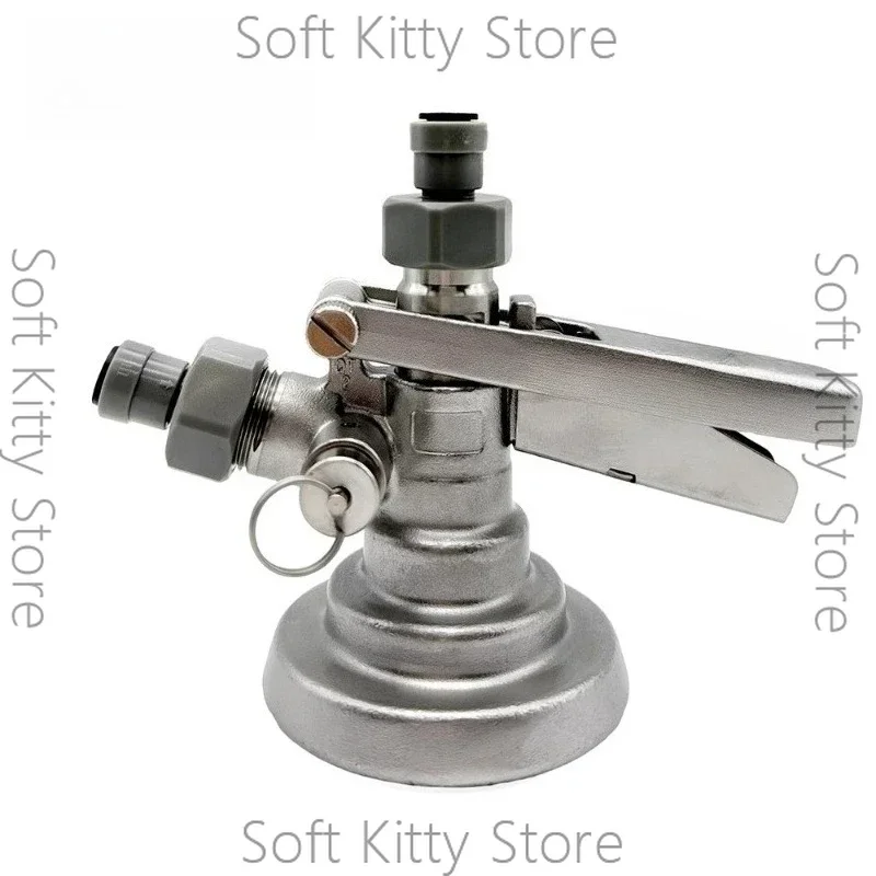 G‑Type Beer Keg Coupler with Pressure Relief Valve American Standard Draft Keg Dispenser for Bar Home Brewing