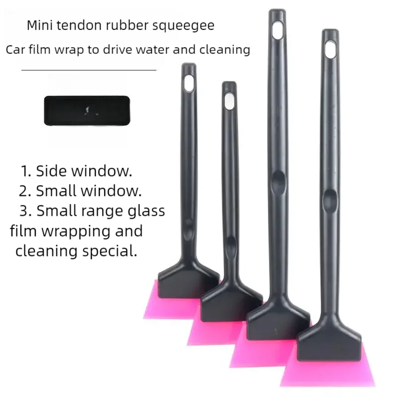 ALIWRAP Long Rubber Scraper Windshield Glass Water Remover Wiper PPF Squeegee Car Corner Cleaning Tool Window Film Tinting Tool