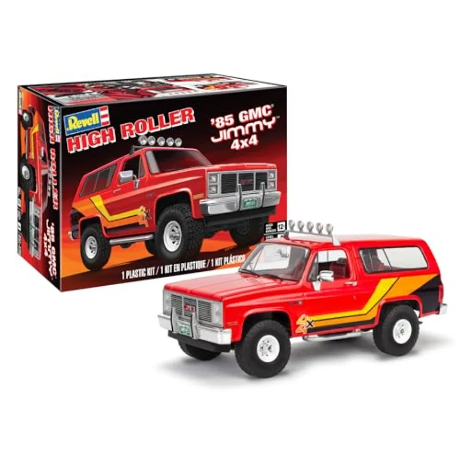 14577 '85 GMC Jimmy 4x4 High Roller 1:25 Scale 175-Piece Skill Level 4 Model Building Kit