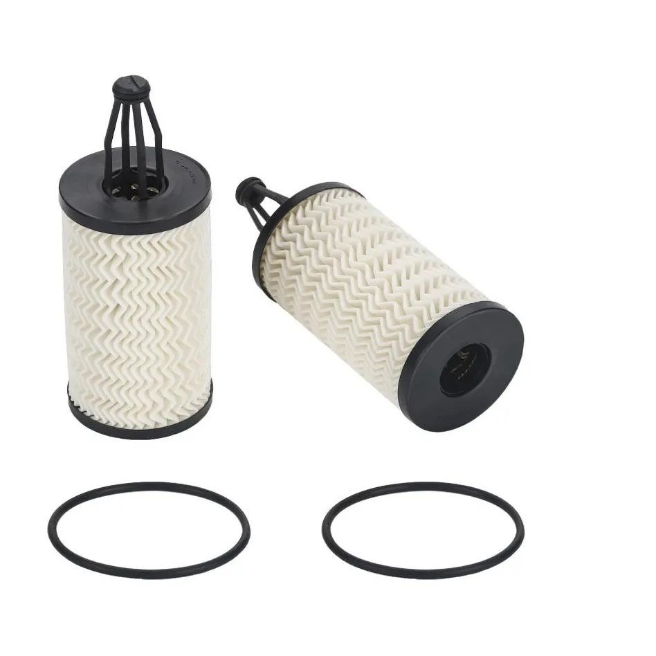 2 Pcs Engine Oil Filter for M-benz Vehicle C, CLS, E, CLE, S, ML, SL Series, Replace #2761800009