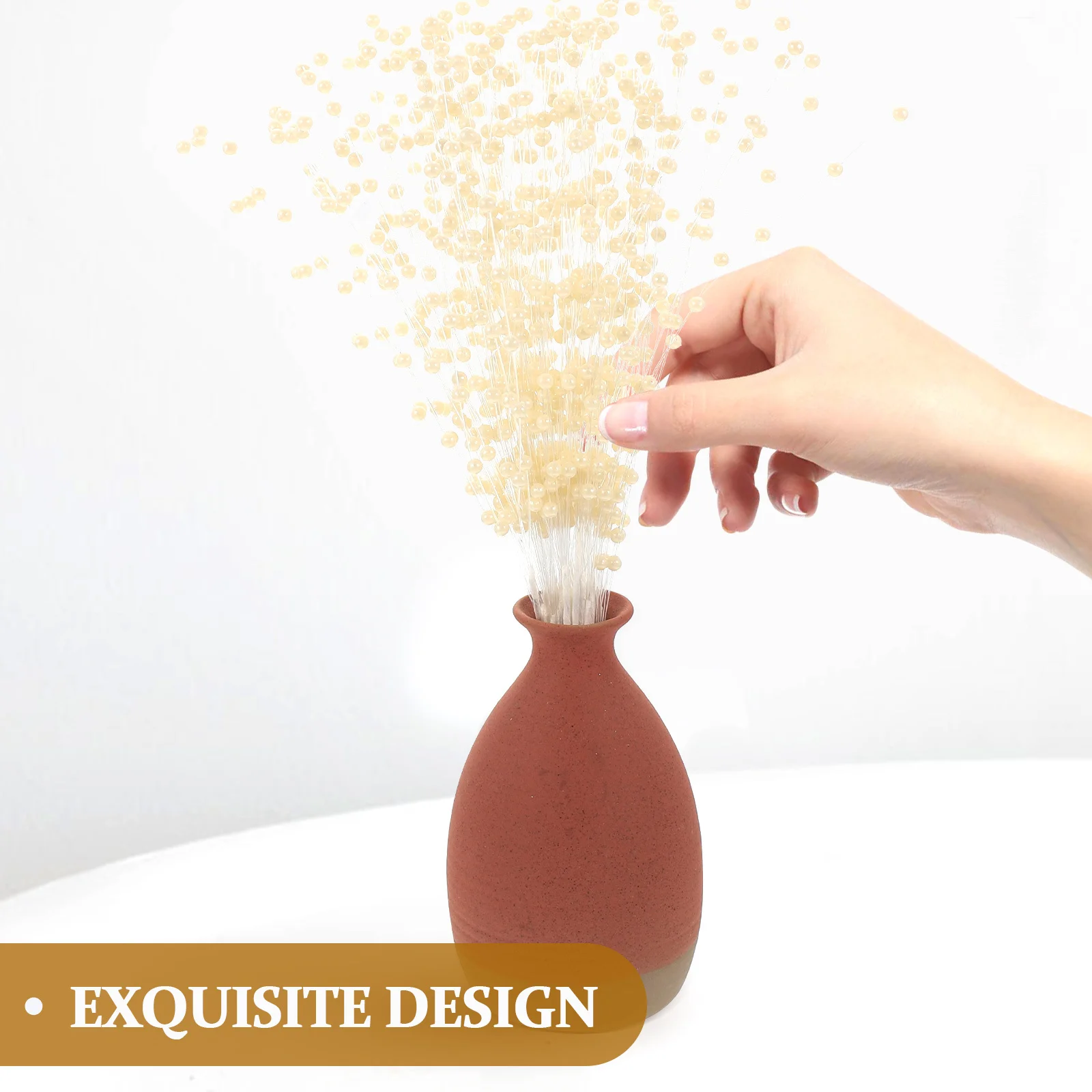 

100Pcs Pearl Branch Shaped Cake Decor Toppers Exquisite Birthday Cake Decoration Supplies for Parties Baking DIY Adornment