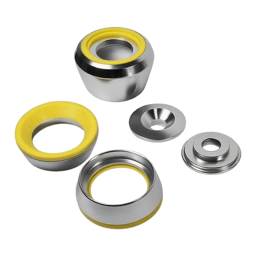 /Aluminum /Alloy /Fitness Equipment Handle End Cap With Seal Ring 25mm 30mm Bore For Gym Machine Grip Bar Tube Replacement Part