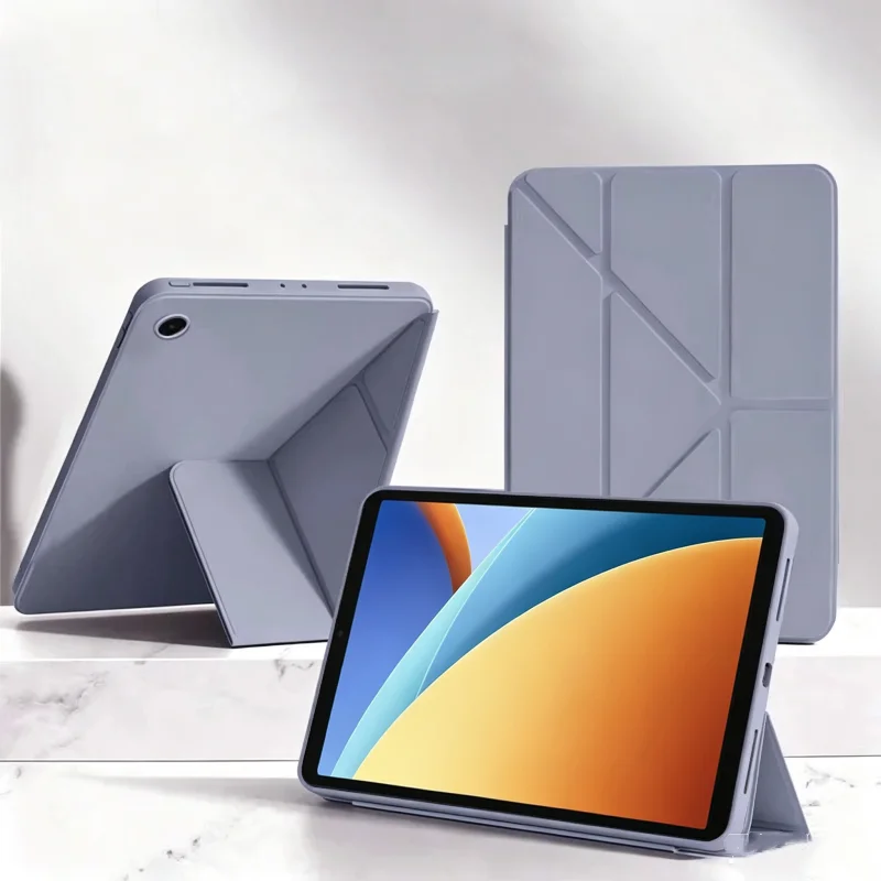 Case for Xiaomi Redmi Pad 2 9.7 Case 2026 PU Leather Soft Silicone Multi-Angle Stand Cover Funda for POCO Pad C1 9 7 Tablet Case