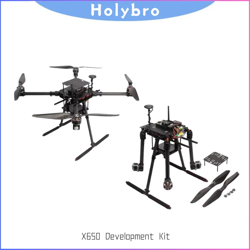 

Holybro X650 Development Kit - Pixhawk 6C/6X with M10 GPS & 433/915MHz Telemetry for FPV Drone (Flight Controller Combo)