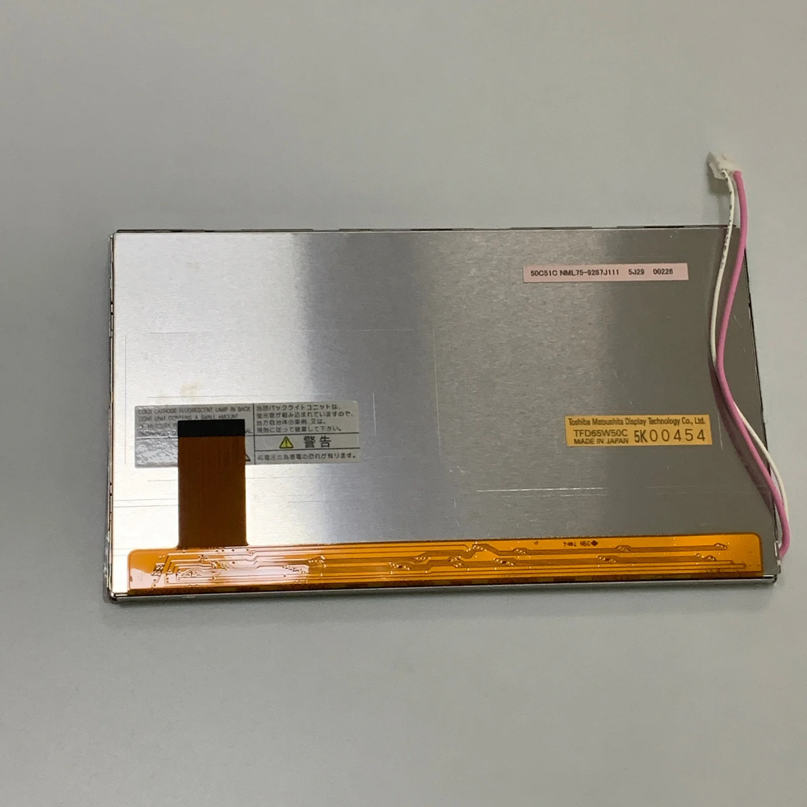 

TFD65W50C TFD65W50B TFD65W51B TFD65W50A Центральный дисплей управления для автомобиля