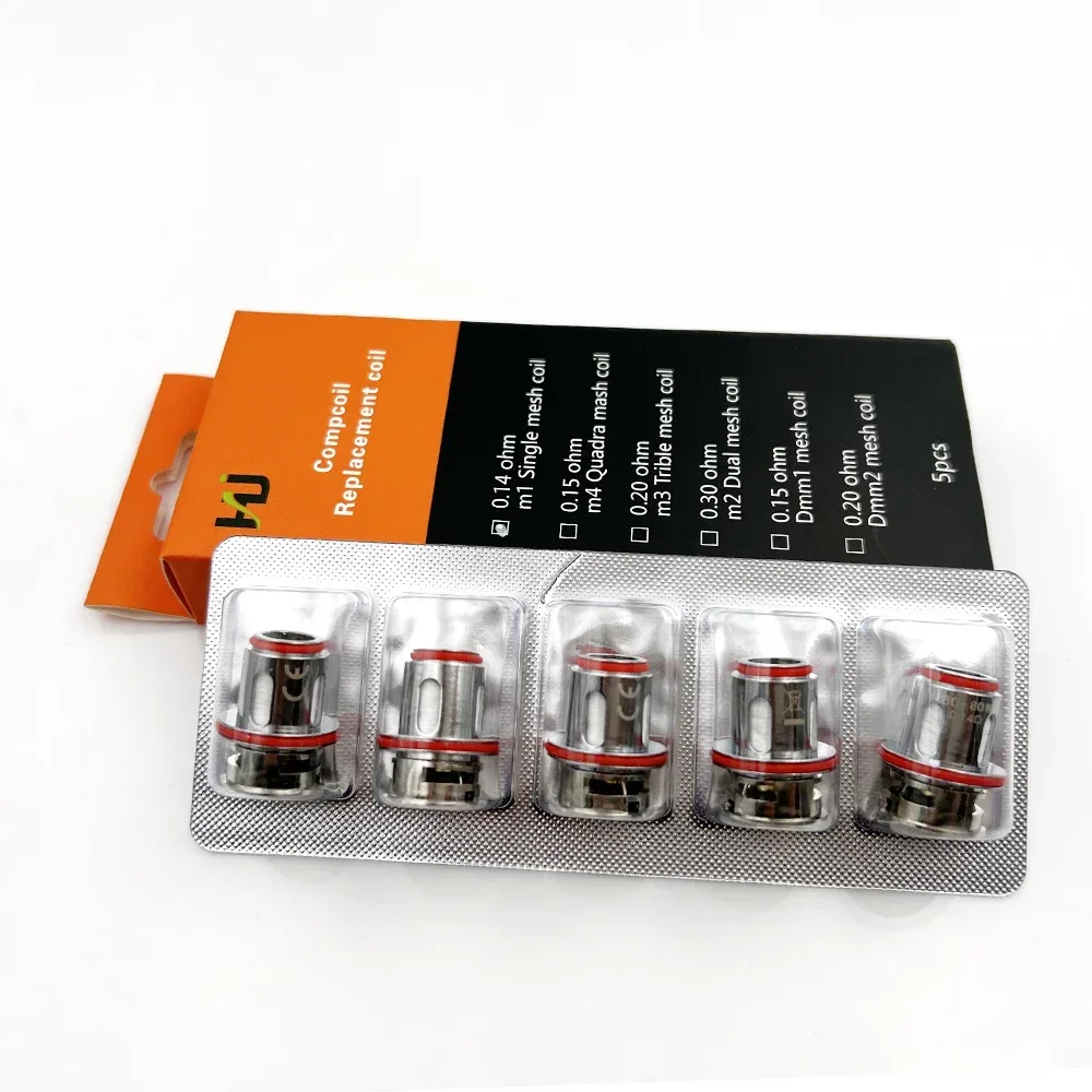 Vmiss m serie spule m 0,14 ohm spule 0,3 ohm dual 0,2 ohm dreifach 0,15 ohm quadra für zeus max tank m spule