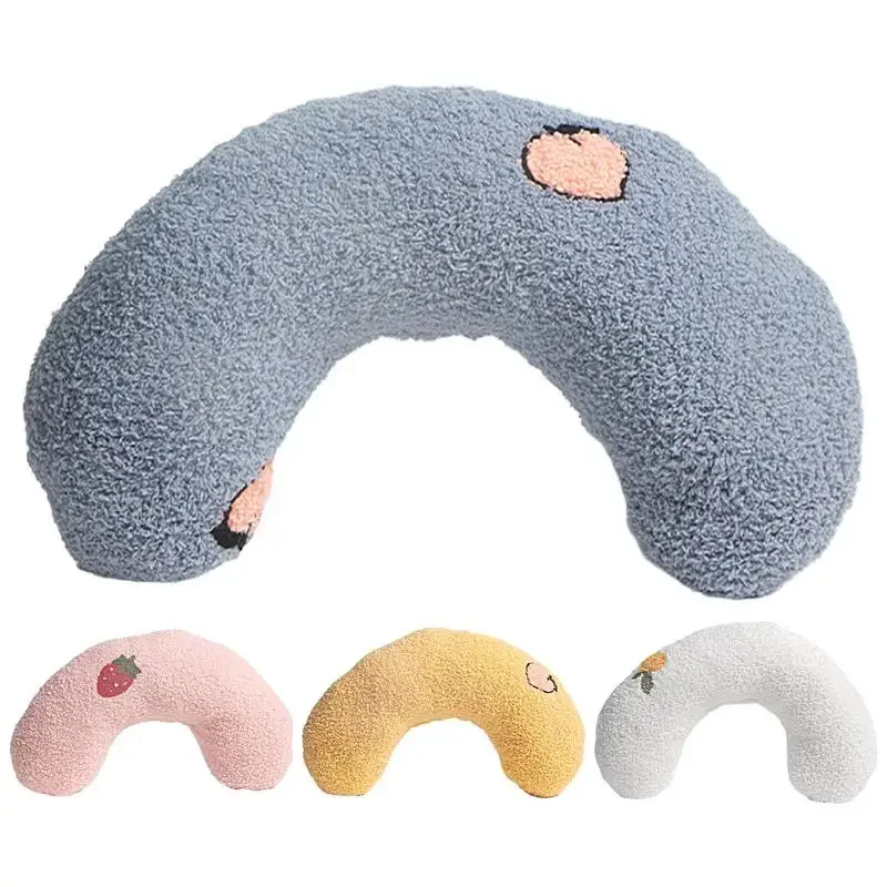 1Pcs Pet Calming Pillow Comfortable Cute U Shaped Pet Pillow Cat Pillow Skin-Friendly Elastic Cushion Pet Accessories for Dogs