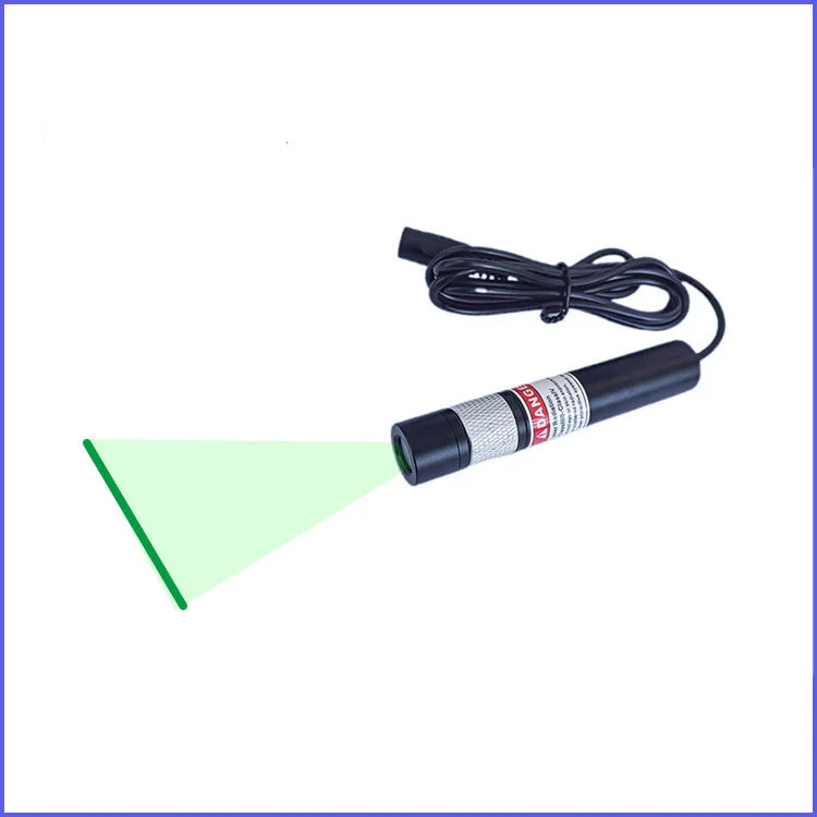 Industrial-Grade Adjustable Focus Green Line Laser 520nm High-Stability Low-Temperature Laser Module for Precision Applications