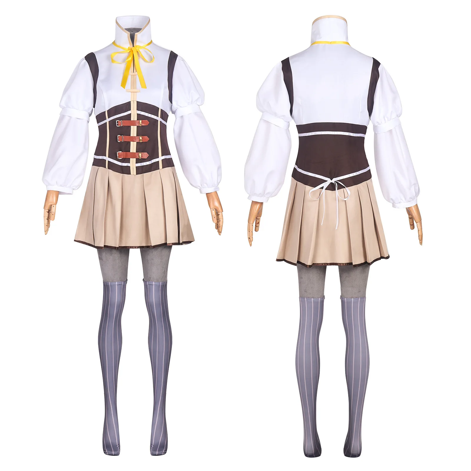 

Magical Girl Madoka Magica Homage Costume, Mami Tomoe Battle Outfit, 2D Battle Cosplay Costume