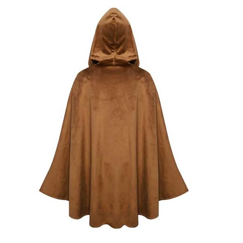 Gothic Carnaval Party Cos Middeleeuwse Vintage Mantel Capuchon Caude Cloak Cosplay Prop Halloween Feestkleding Mantel