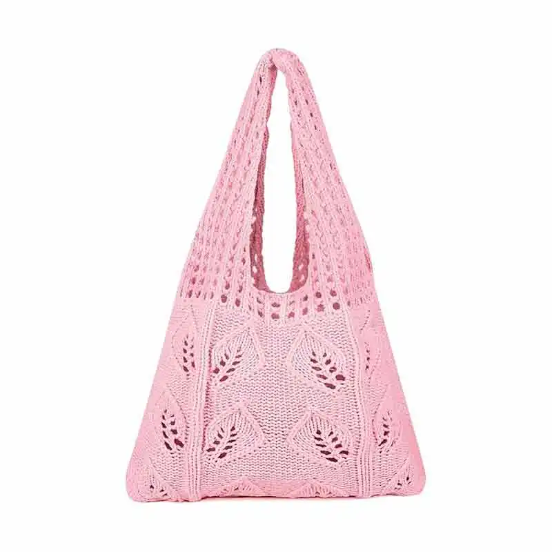 TOUB029 Casual Crochet Bags for Women Summer Beach Tote Bag