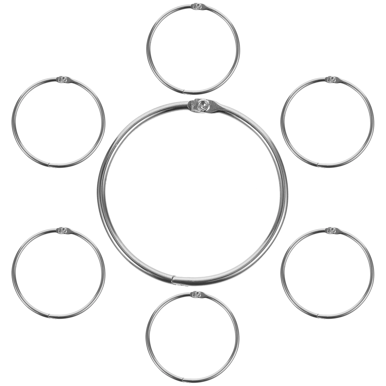 

24Pcs Curtain Hook Rings Metal for Shower Bathroom Sturdy Iron Smooth Sliding No Rust Long Life Shower Curtain Hooks