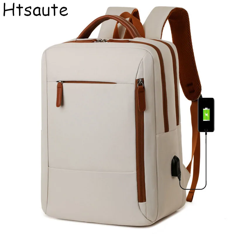 

Business Laptop Backpack Large Capacity Multifunctional Usb Charging Waterproof Film Backbag Casual Shoulder Bag mochilas