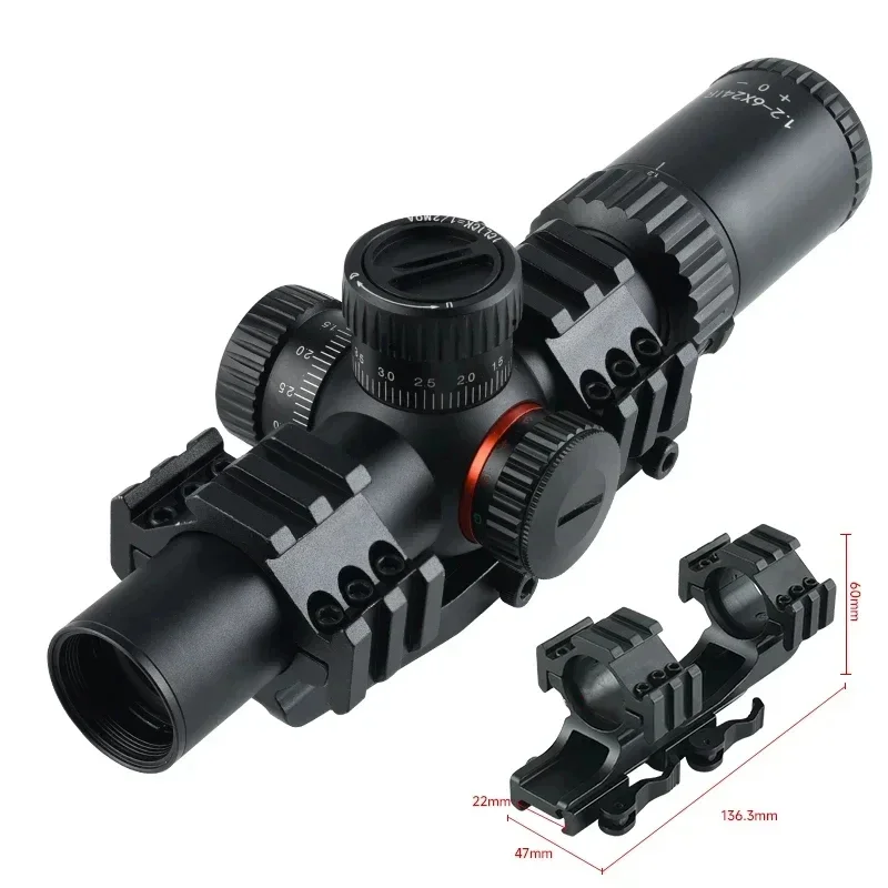 Tactical Scope Laser RMR Combo Hunting Riflescope Green Red Illuminated Reticle Optics Sight Crossbow Short Airsoft Scopes