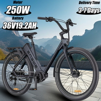 Electric Bicycle ENGWE P275 ST 250W Motor 36V 19.2Ah Battery Electric Bike Adult 27.5 Inch Anti-puncture Reflective Tire E Bike