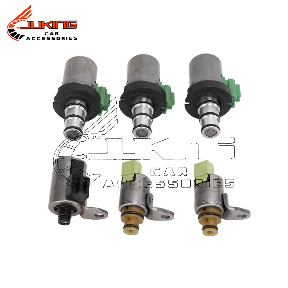

6PCS Transmission Shift Solenoid valves KIT 4F27E 48420K-R For Ford Focus For Mazda 2 3 5 6 CX-7 48420KR D46950 D48421A
